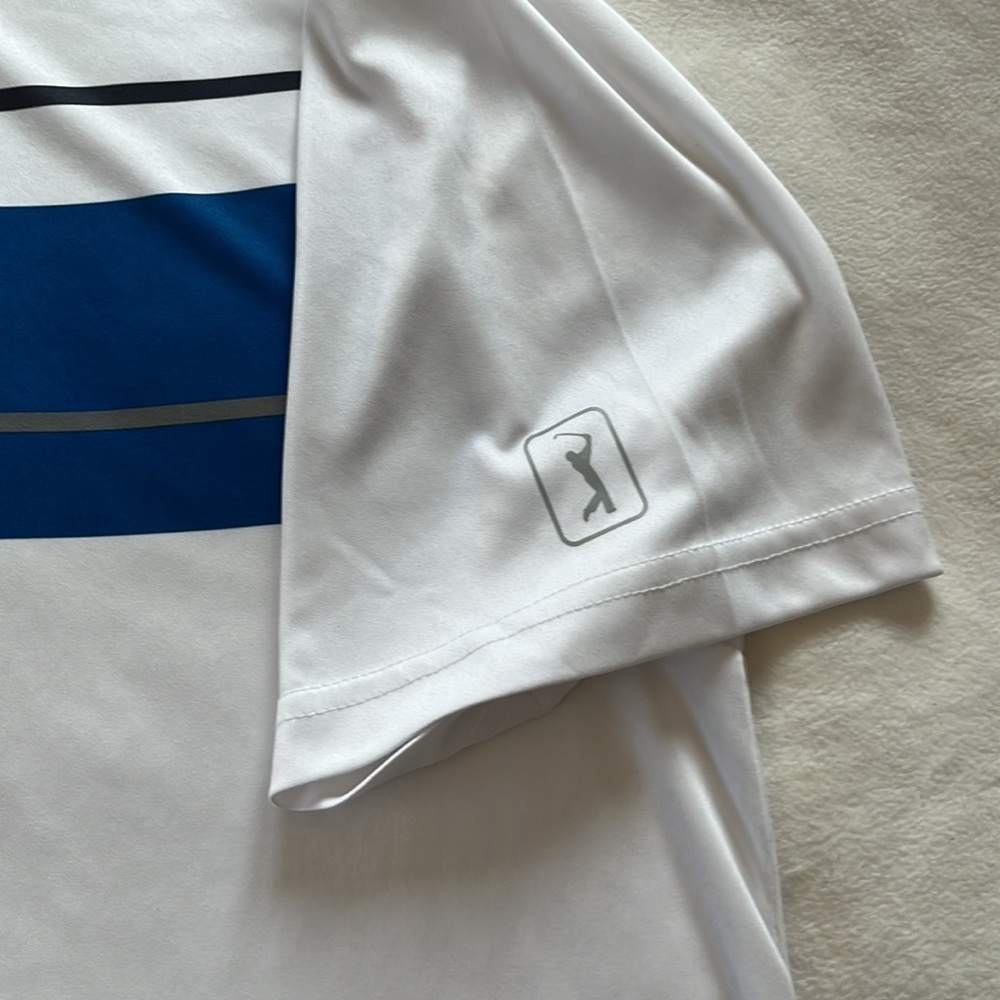 White sz XXL MENS GOLF SHIRT - Picture 3 of 6